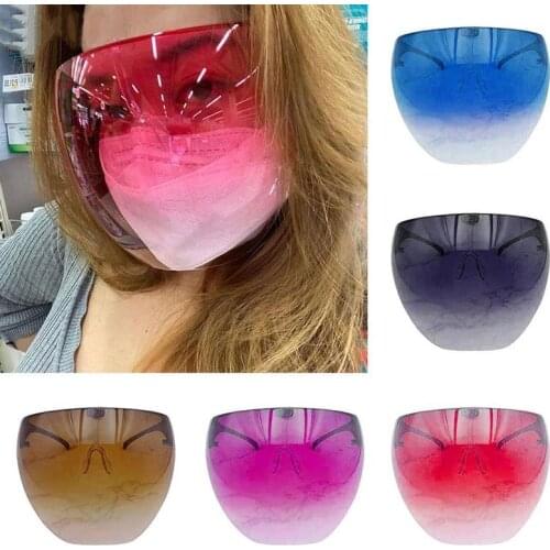 Onion Goggle Unisex Eye Shield Visor Wrap Shield Sun Glasses Half Face Guard Protector Face Mask Anti-spray Riding Glasses