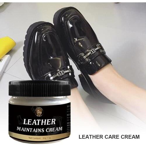 80g Transparent Car Leather Cream Onditioner For Leather Clothes Pants Bags Car Seat Polishing Nourishment And Care Dropshipping