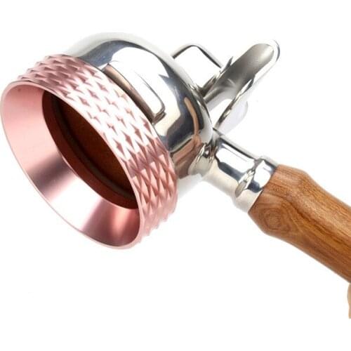 Espresso Coffee Machine Handle Magnetic Anti-flying Powder Ring 51mm/53mm/58mm Coffee Powder Receiving Ring Coffeeware