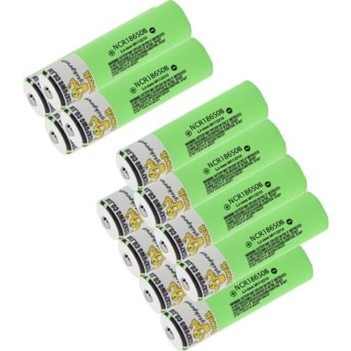 Moscow Warehouse fast delivery 18650 ncr18650b battery li-ion 3400mah 3.7V ion batteries rechargeable yeckpowo for flashlight
