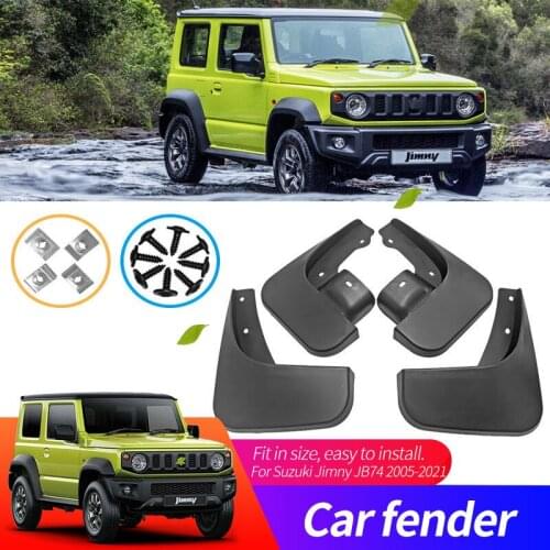 4pcs Front Rear Car Mud Flaps Splash Guards Mud Flap Mudguards Fender Mudflaps Car Accessories For Suzuki JIMNY 2005-2021