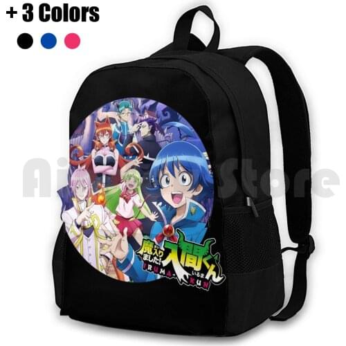Welcome To Demon School! Iruma-Kun Outdoor Hiking Backpack Riding Climbing Sports Bag Welcome To Demon School Iruma Kun Iruma