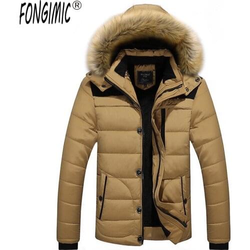 FONGIMIC Men's Parkas With A Hood