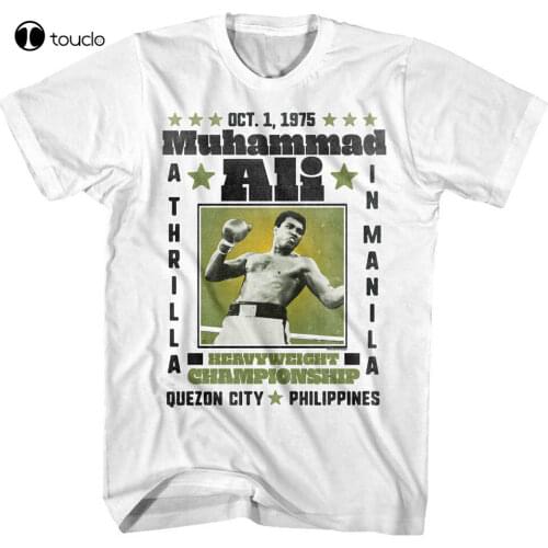 Muhammad Ali Thrilla In Manila Fight MenS T Shirt Boxing Heavyweight Championship Tee Shirt