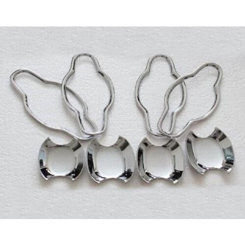 ABS Chrome Exterior Door Handle Bowl Cover Trim Door Bowl Fit For Toyota Alphard Vellfire 2015-2019 Car Styling Accessories