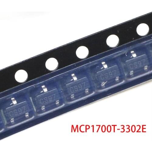 10PCS MCP1700T-3302E/TT MCP1700T-3302E SOT-23 MCP1700T-3302 SMD MCP1700T MCP1700 New Original