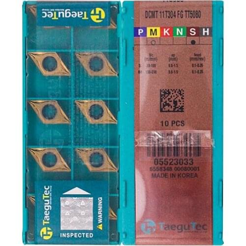 Original DCMT11T304-FG TT5080 Carbide Inserts Milling Insert Lathe CNC Tools For Turning Insert