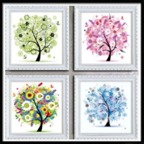 Pintura redonda de diamante 5D 5D DIY Kit de punto de cruz patrón de mosaico pinturas decorativas para hogar recién llegados