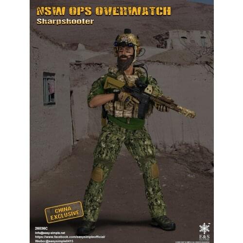 EASY&SIMPLE ES 1:6 26036C NSW US Navy SEAL Sniper Full set of dolls