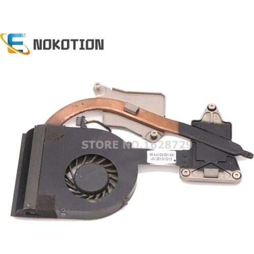 NOKOTION 60.4JW23.001 Radiator For Lenovo IdeaPad V560 B560 CPU GPU Fan cooling Fan systems AT15Y001FF0 Heatsink