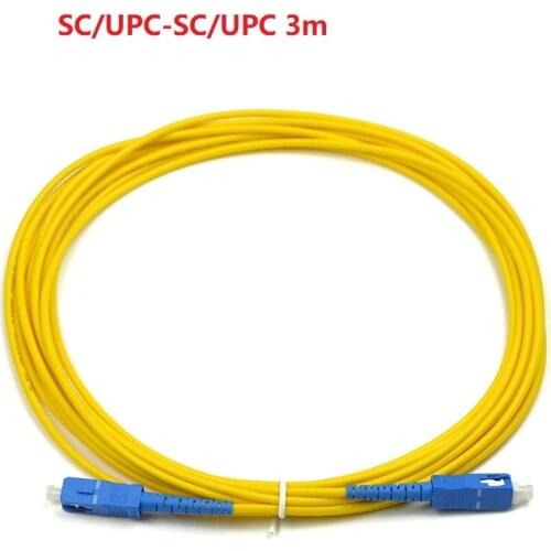 SC-SC UPC Duplex Single Mode Fibre Patch Cord Fiber Cable Jumper 3m