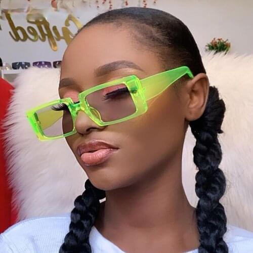 Vintage Punk Sunglasses Women 2021 Luxury Fashion Square Sunglasses Men Retro Red Leopard Steampunk Rectangle Glasses Shades