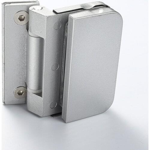 Glass Door Shower Partition Aluminum Alloy Free Hinge Decorative Partition Wall Hardware Folding Glass Hardware