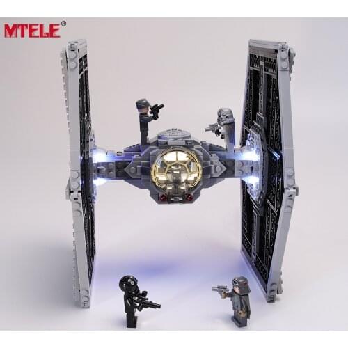 MTELE Brand LED Light Up Kit Toy For Star war Imperial TIE Fighter Compatile With 75211 (Not Include Model)