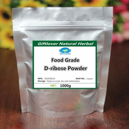 Raw Material Food Grade 99% D-Ribose Powder,Chinese Health Care Supplements,No Additives Ribose,Free Shipping