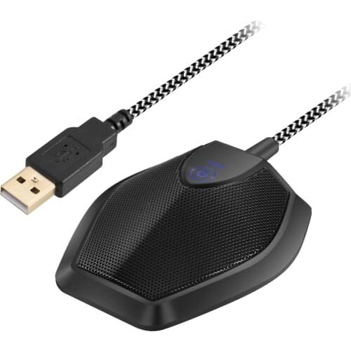 Meeting USB Computer Laptop Microphone Condenser Mic Microphone PC Mac Microphone for Live Broadcast Show KTV Chat