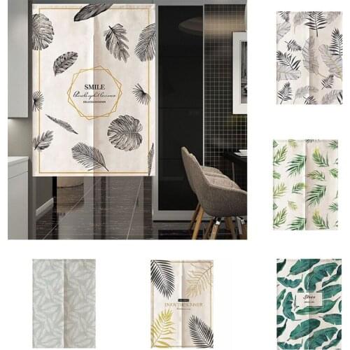 Simple Bedroom Kitchen Partition Curtain Shower Toilet Blackout Curtain Half Panel Geomantic Curtain