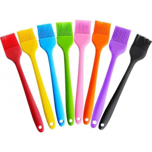 1PC Silicone Basting Pastry Brush Oil Brushes For Cake Bread Butter Baking Tools Kitchen Barbecue Brush