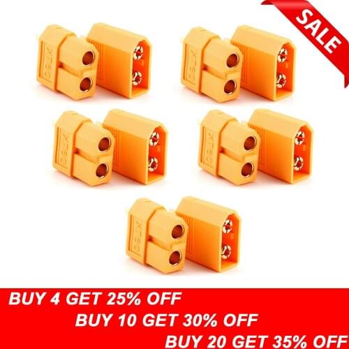 10/20pcs XT60 XT-60 Male Female Bullet Connectors Plugs For RC Lipo Battery (5/10 pair) Wholesale