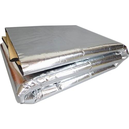 60% Hot Sale Car Vehicle Hood Engine Thicken Aluminum Foil Sound Heat Insulation Mat Pad Engine Heat Shield Mat Car Accessories