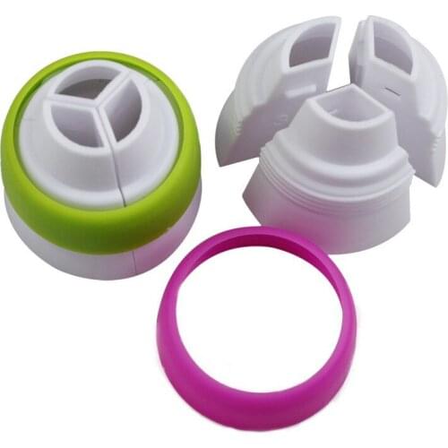 ANGRLY Icing Piping Decorating Nozzle Converter Adapter Fondant Cake Baking Tool Kitchen Accessories Silicone Mold Kitchen Gifts