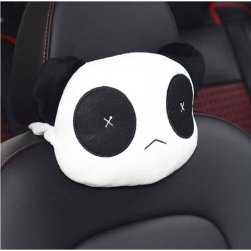 Car Panda Headrest Cartoon Cute Neck Pillow
