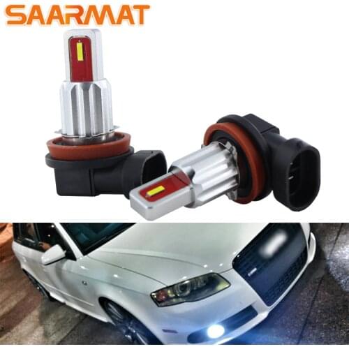 2PCS H8 H9 H11 car CANbus LED fog lights for Audi A3 A4 B6 B8 B5 A6 C6 C5 80 B7 A5 100 A7 A8 Q5 Q7 TT S6