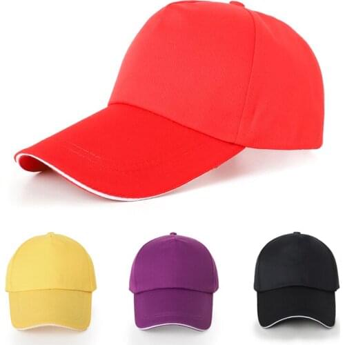 Men Women Baseball Caps Solid Spring Summer Hats Adjustable Sun Protection Plain Curved Outdoor Run Cycling Casual Sports Caps