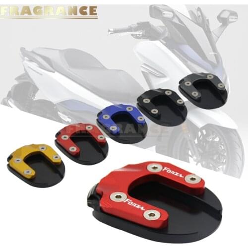 Motorcycle pedal side bracket extension pad extended extension For HONDA Forza125 FORZA250 forza300 MF13 Foot pad support pad