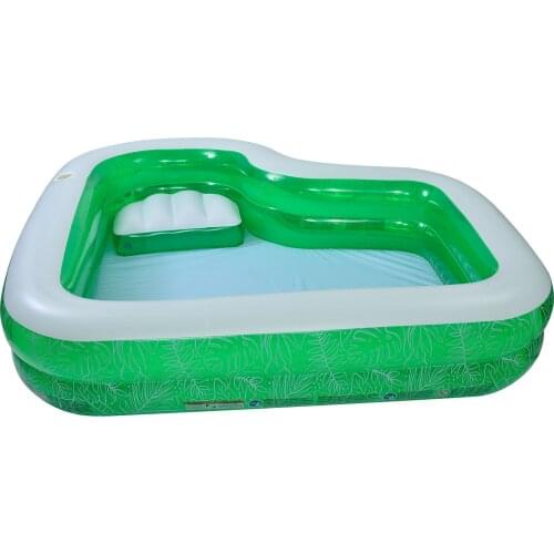 Large Size Inflatable L Shape Swimming Pool Thickened Inflatable Pool High Quality Childrens And Adult Home Use Paddling Pool