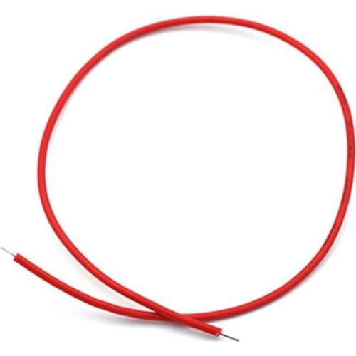 Double head tinning 26 # 20cm long solder wire connecting wire red(20pcs)