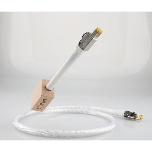 Nordost ODIN Ethernet Cable Cat8 Speed Lan Cable RJ45 Network Patch Cable with high purity silver plated conductor