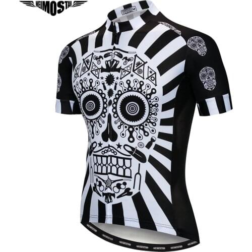 Weimotsar Summer Cycling Jersey Men Short Sleeve MTB Maillot Bike Jerseys Sportswear Ropa ciclismo Bicycle Clothing shirts