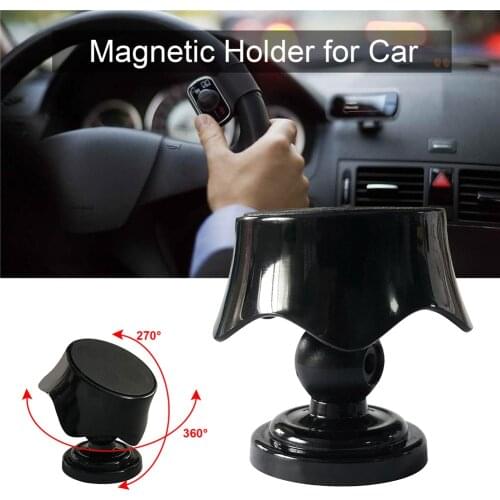 Mobile Phone Strand Car Phone Holder Rounded Magnetic Stand Mobile Phone Magnet Holder Support
