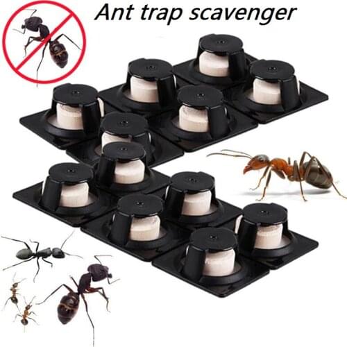 Ant Trap Scavenger Self-Contained Bait Station Effectively Eliminates Entire Ant Colony Convenient Use For Indoor Outdoor Use