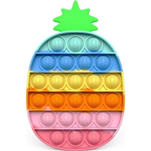 Carrot Pineapple Apple Strawberry Pop it Fidget training parent-child table game