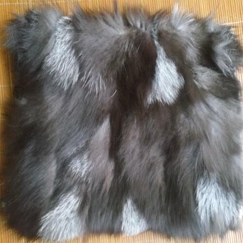 Real Silver Fox fur pillow Cover Decorative Pillows Home Decor Sofa Gray fur Cushion Covers pillow christmas