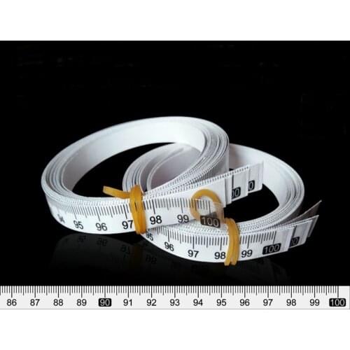 New 1pcs Metric Self Adhesive Scale Ruler Tape 0.5-2M For Router Table Saw T-Track Miter Track Tape Measure Woodworking Tools