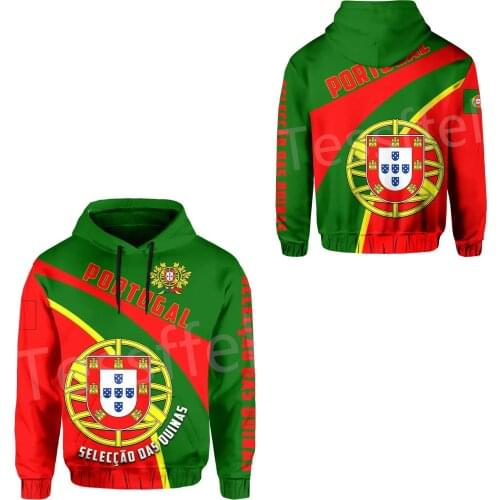 Tessffel New Brand Country Portugal Flag Symbol Harajuku Tracksuit 3DPrint Streetwear Pullover Autumn Funny Hoodies Men/Women 16