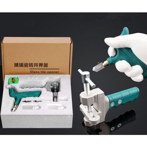 New Multi-Purpose Handheld Glass Tile Opener Cutting Machine Scribing Durable Roller Cutter Decoration Tools Set