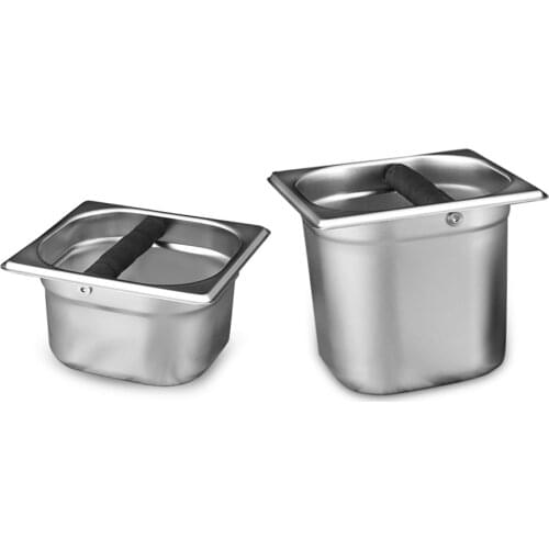 Barista Gadget Coffee Grind Trash Waste Box Machine Ground Stainless Steel Recycling Espresso Knock Container Dump Bin