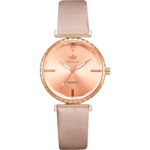 Golden Frame Luxury Women Fashion Watches Simple Stylish Female Dress Wristwatches Classical Design Ladies Quartz Leather Watch
