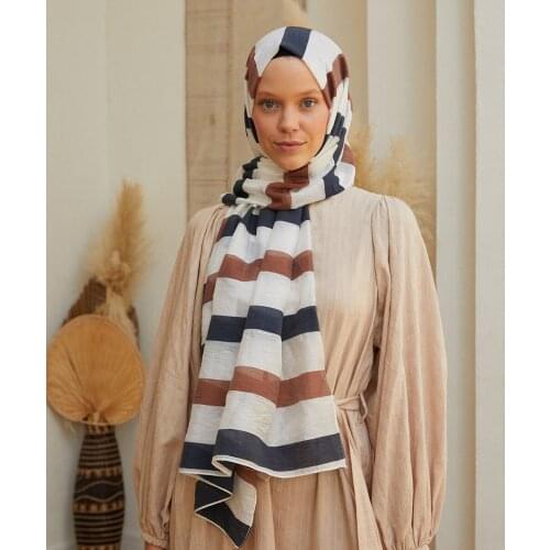 Salland Leyan Series Anthracite Bitter Brown Shawl Comfortable Product Fashion Flexible and Breathable Comfy Fabric Quality Robust Original Does Easy Use Quality Shawl Stylish Designs Casual Does Leyan6