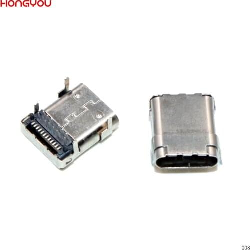 USB 3.1 Type C 24 Pin Charging Dock Socket High Speed Data Interface Charge Port Jack Connector