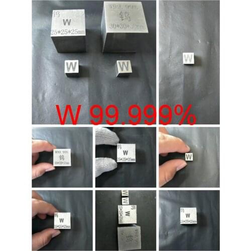 High-purity Metal tungsten block W 99.999% polish cube Tungsten cubic for scientific research