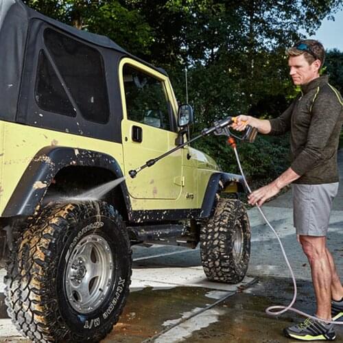 WG629E High-pressure Car Washing Machine Wireless Lithium Battery Cleaning Home Charging Water Gun Automatic Portable Wash