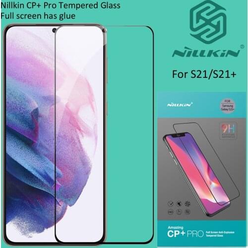 Nillkin Tempered Glass For Samsung Galaxy S21 Plus Screen Guard Protective oleophobic Full glue