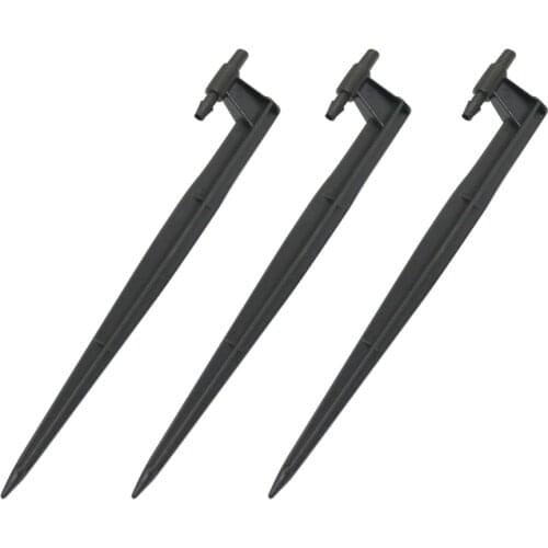 Ground connection rod Hose Joiner 6mm micro-nozzle Connector Holder Agriculture tools Garden Irrigation sprinkler Adapter 20 Pcs