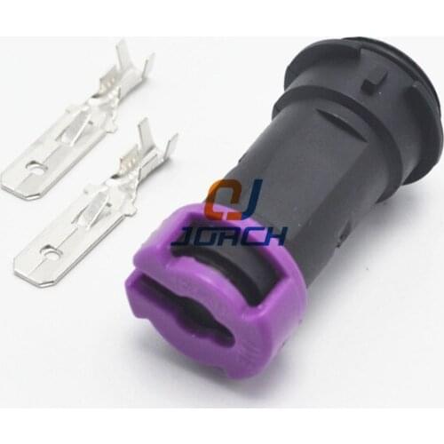 10 sets 2 pin 6.3 series VW round fog lights plugs auto male wiring wire connector 813 972 926 813972926