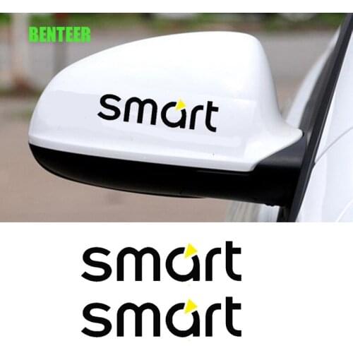 2pcs Car Rearview Mirror For Mercedes Benz Smart Fortwo Forfour Forjeremy